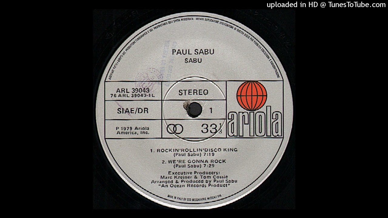 Paul Sabu - We're Gonna Rock (Alkalino Dub Edit)