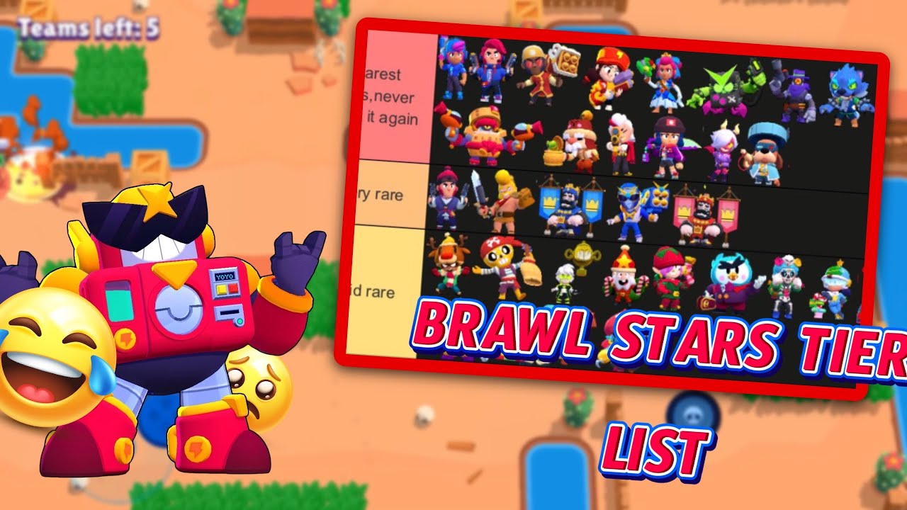 RANKING EVERY BRAWL STARS SKIN!