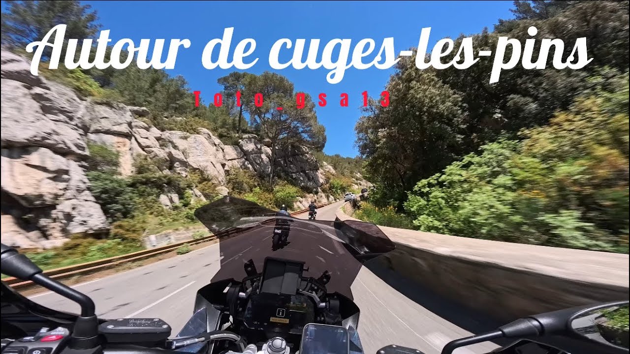 Balade en BMW 1250 GSA Akrapovic pure sound