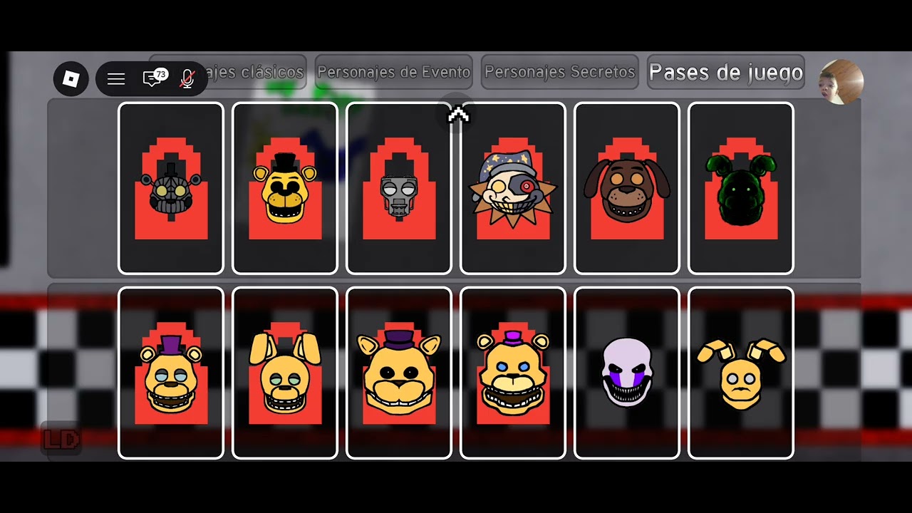 Mega juego de rol de fredbear #roblox 