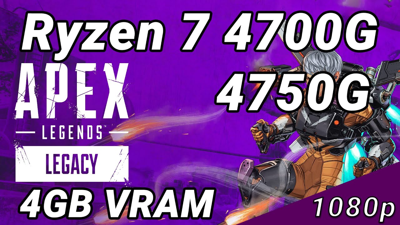 Apex Legends Season 9 - Ryzen 7 4700G/4750G iGPU 4GB - All Settings - 1080p