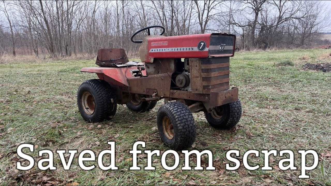 Fixing a junked free 1970 Massey-Ferguson 7 lawn mower