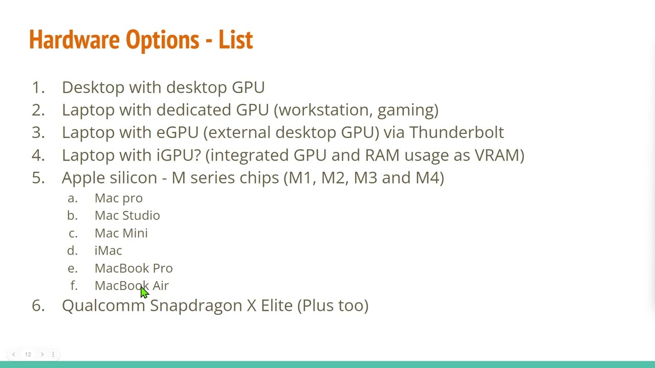 Hardware Budget options for Local AI and LLM - GPU and VRAM - Desktop, Laptop and Server Solutions