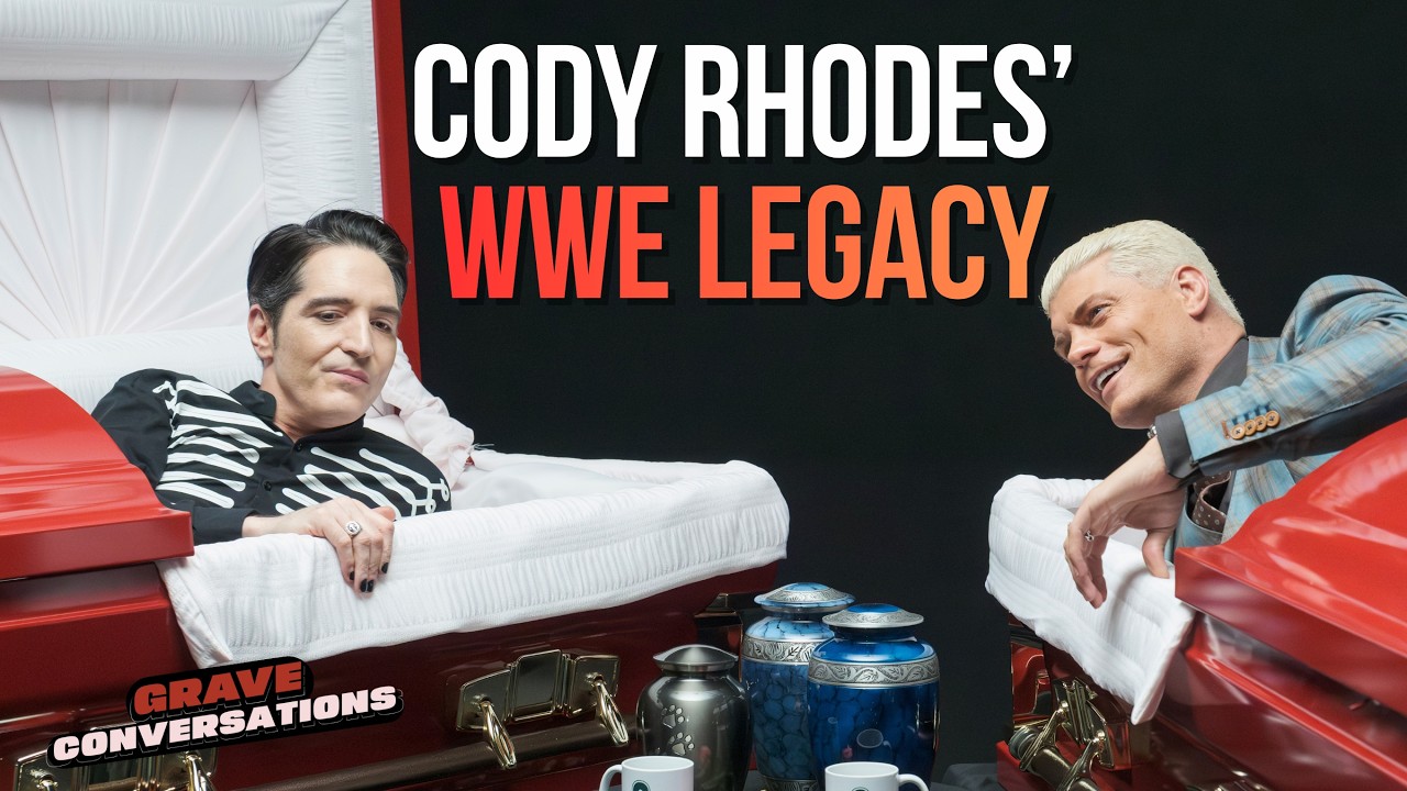 Cody Rhodes Talks Death, Fatherhood, and Street Fighter laying in a Casket