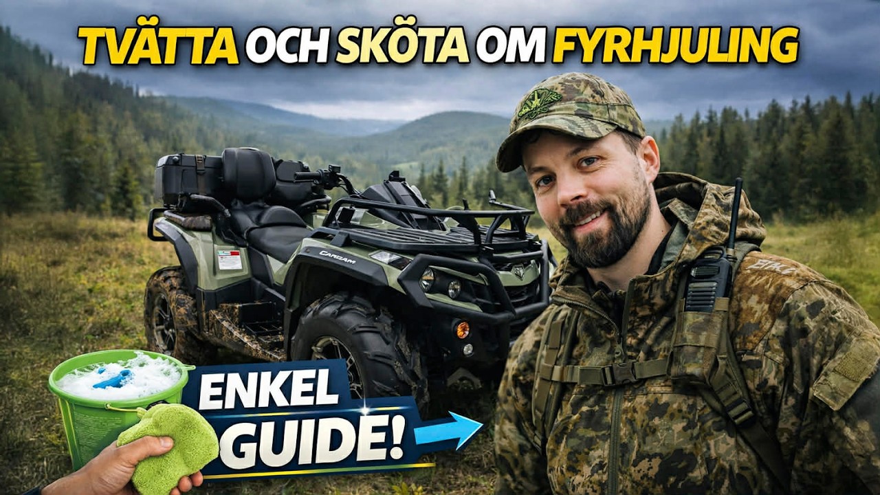 HUR DU F&Aring;R DIN FYRHJULING ATT BLI SOM NY