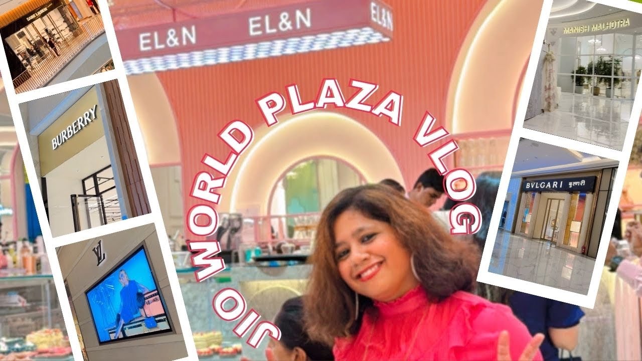 Walking Tour of Jio World Plaza Mumbai|India's most Luxurious Mall|India Travel|EL&N London| Vlog