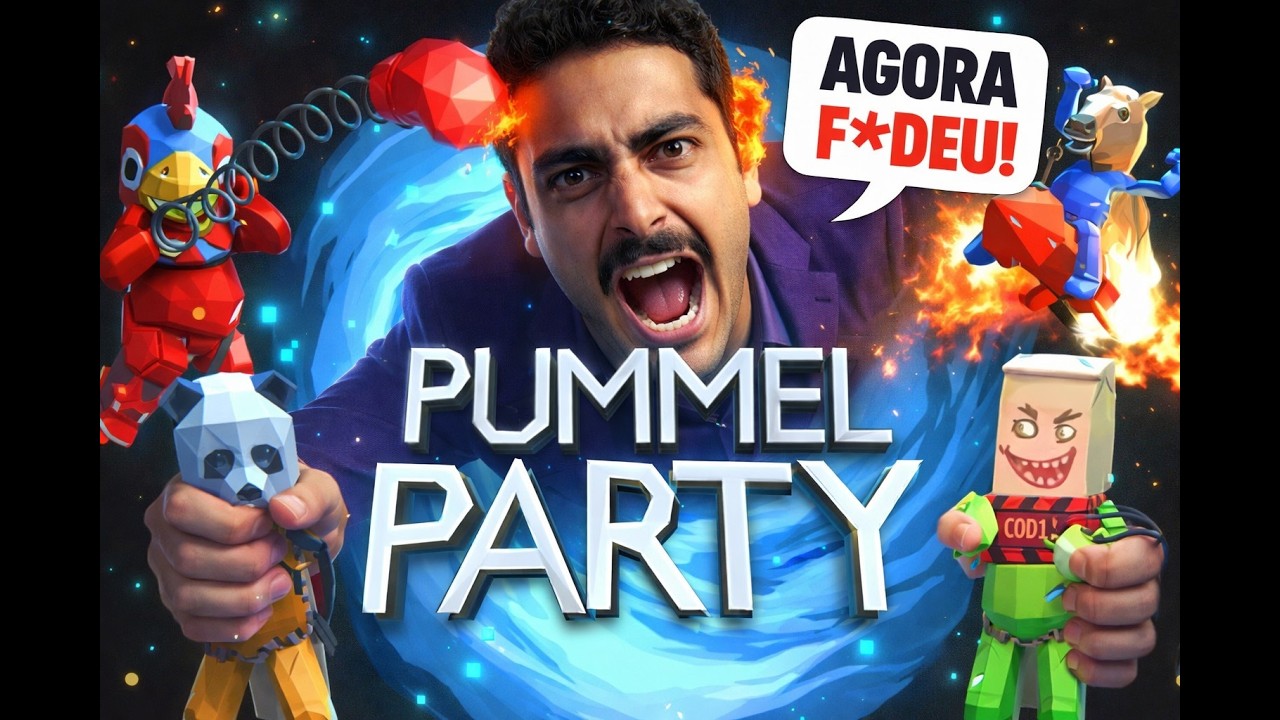 Diversão no Pummel Party - Tenho q matar meu amigos!!