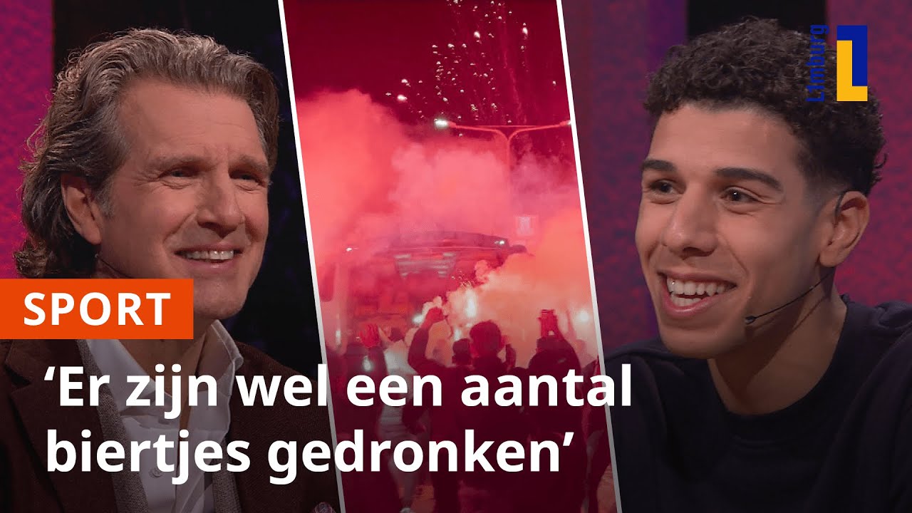 Ould-Chikh ervaarde geweldig feest met Roda-supporters: 'Biertje is er wel gedronken' 🍻 | 1Limburg