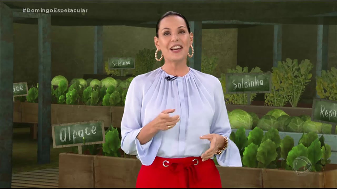 Carolina Ferraz mostra uma horta orgânica no coração de São Paulo