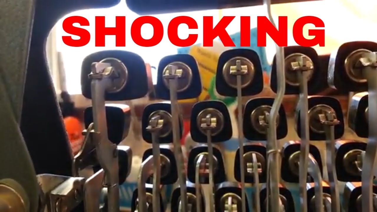 Olympia SM-3 Vintage Manual Typewriter Repaired Reconditioned with Shock Absorbers on Keyboard