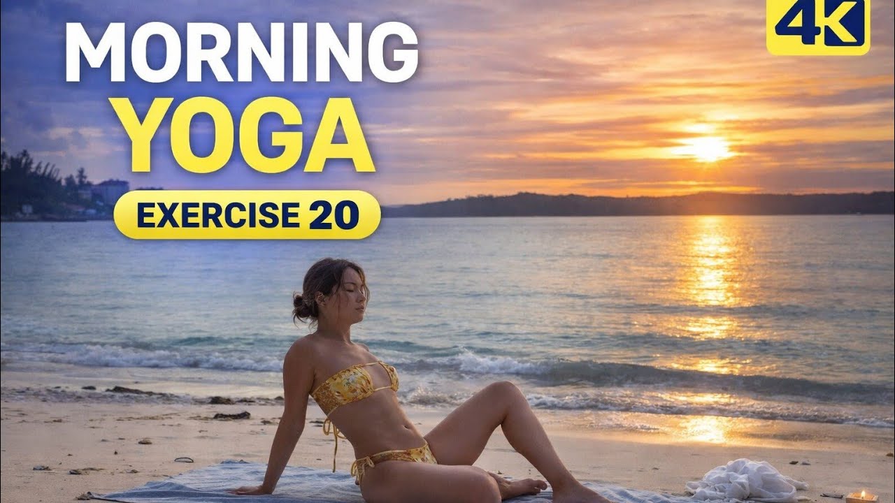 Day 4 - Core, Balance & Backbends | 7 Day Beach Self Love Yoga Series EXercise 20