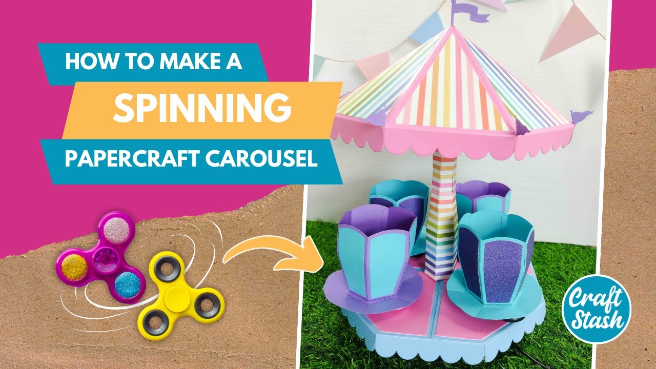 How To Make a Spinning Papercraft Carousel