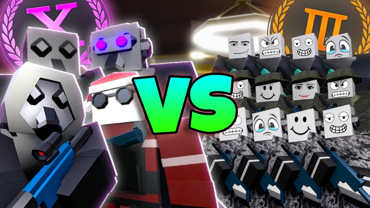4 ЧЕМПИОНА ПРОТИВ 12 ИГРОКОВ В ОПЕРАЦИИ ОДИН | ROBLOX