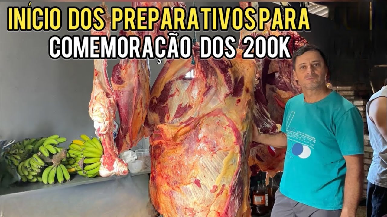 ESCARNEANDO VACA E FAZENDO COMPRAS PARA A FESTA