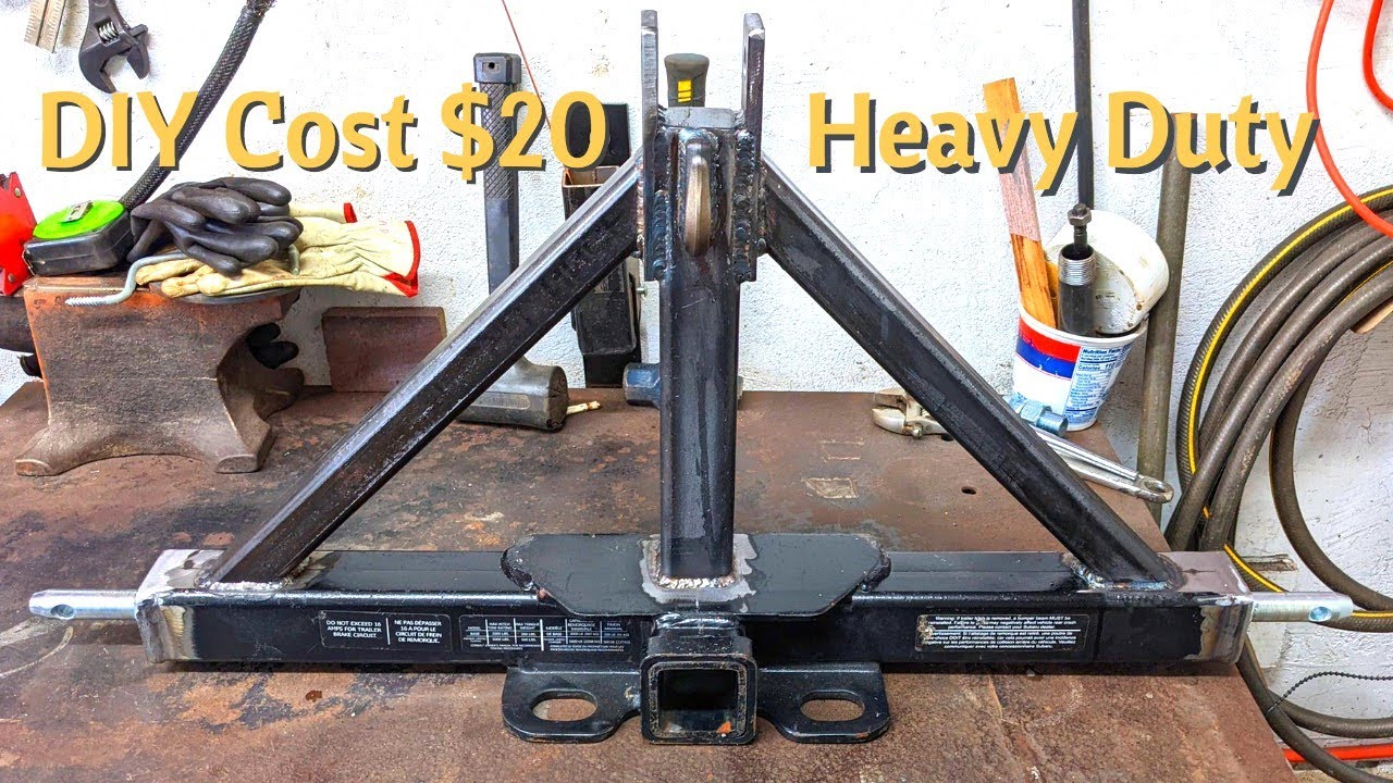 DIY Heavy Duty 3 point Receiver Hitch