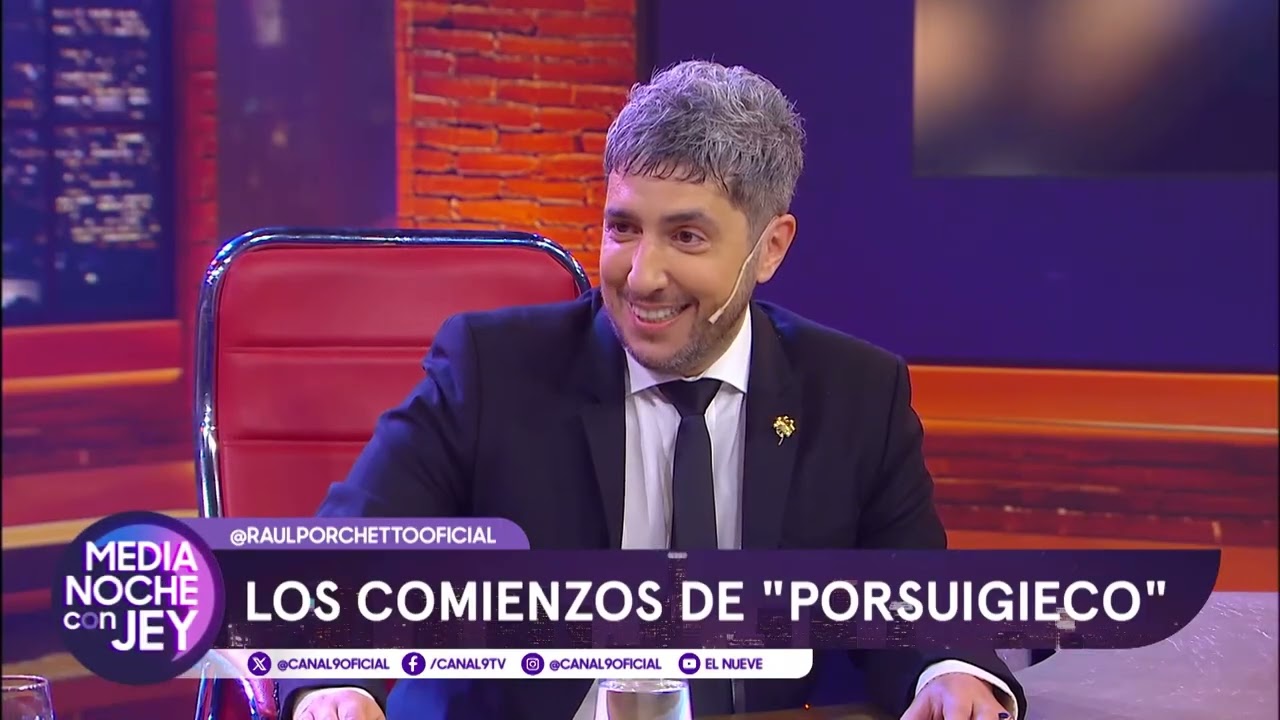 RAUL PORCHETTO EN MEDIANOCHE CON JEY
