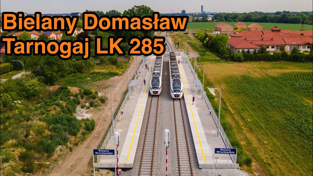 Nad Linią Kolejową nr 285 Bielany Domasław Wrocław Tarnogaj @KolejeDolnośląskieS.A