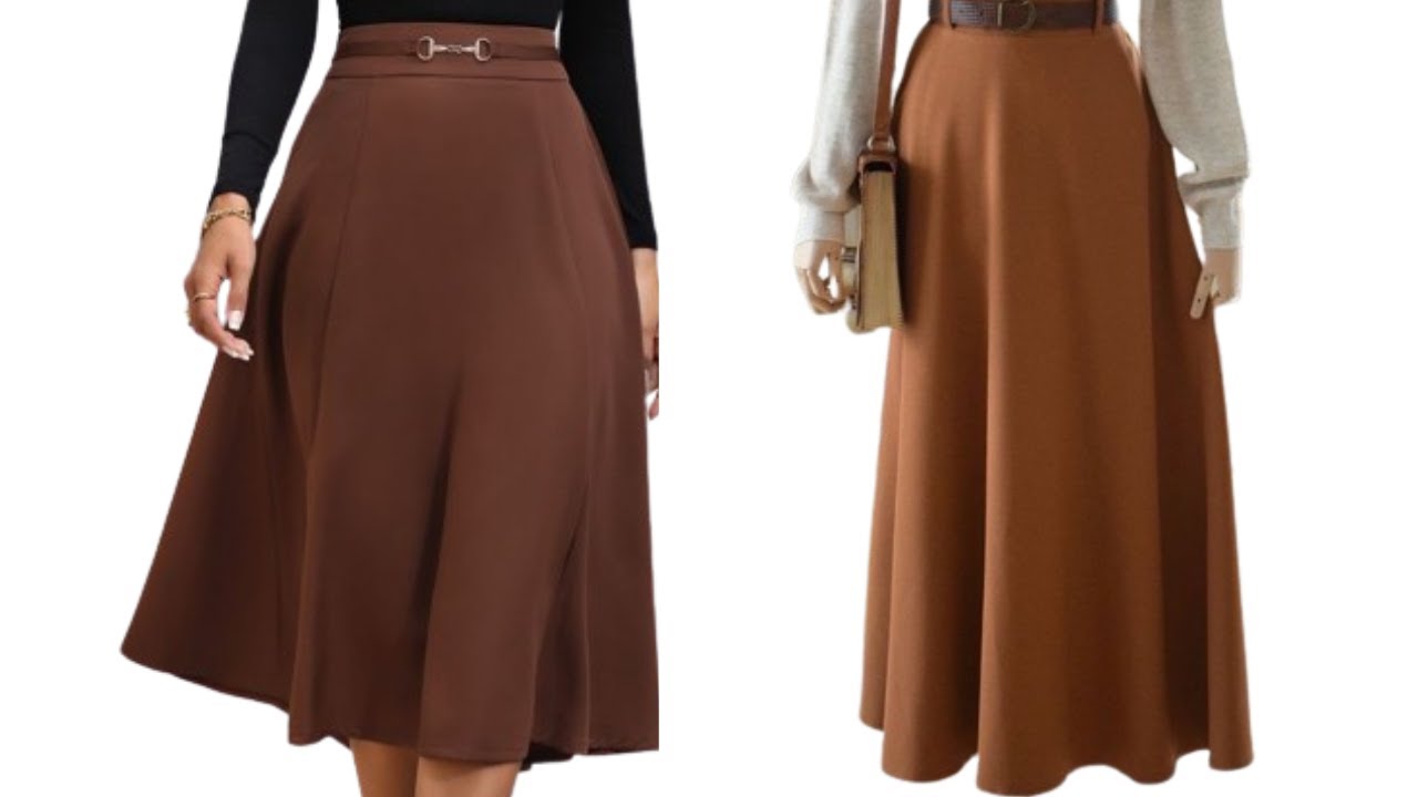 Simplest Way To Cut and Sew a 180 Degree Flare Skirt( Beginners Friendly)