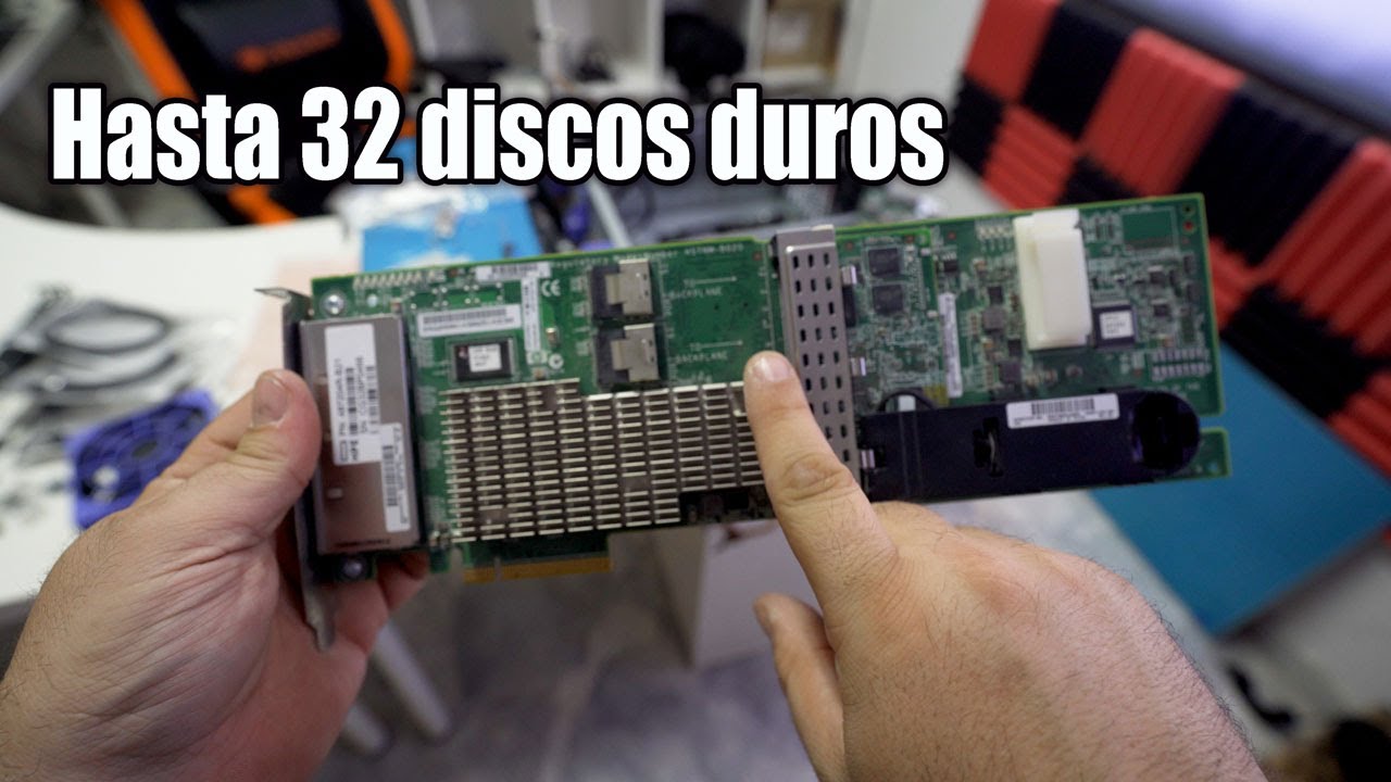 Servidor para CHIA de 25 discos - SAS controler & SAS Expander