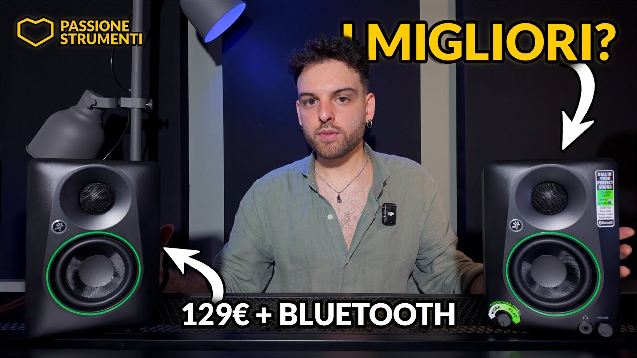 I MIGLIORI monitor da studio a 100€? Mackie CR3.5BT (anche Bluetooth!)