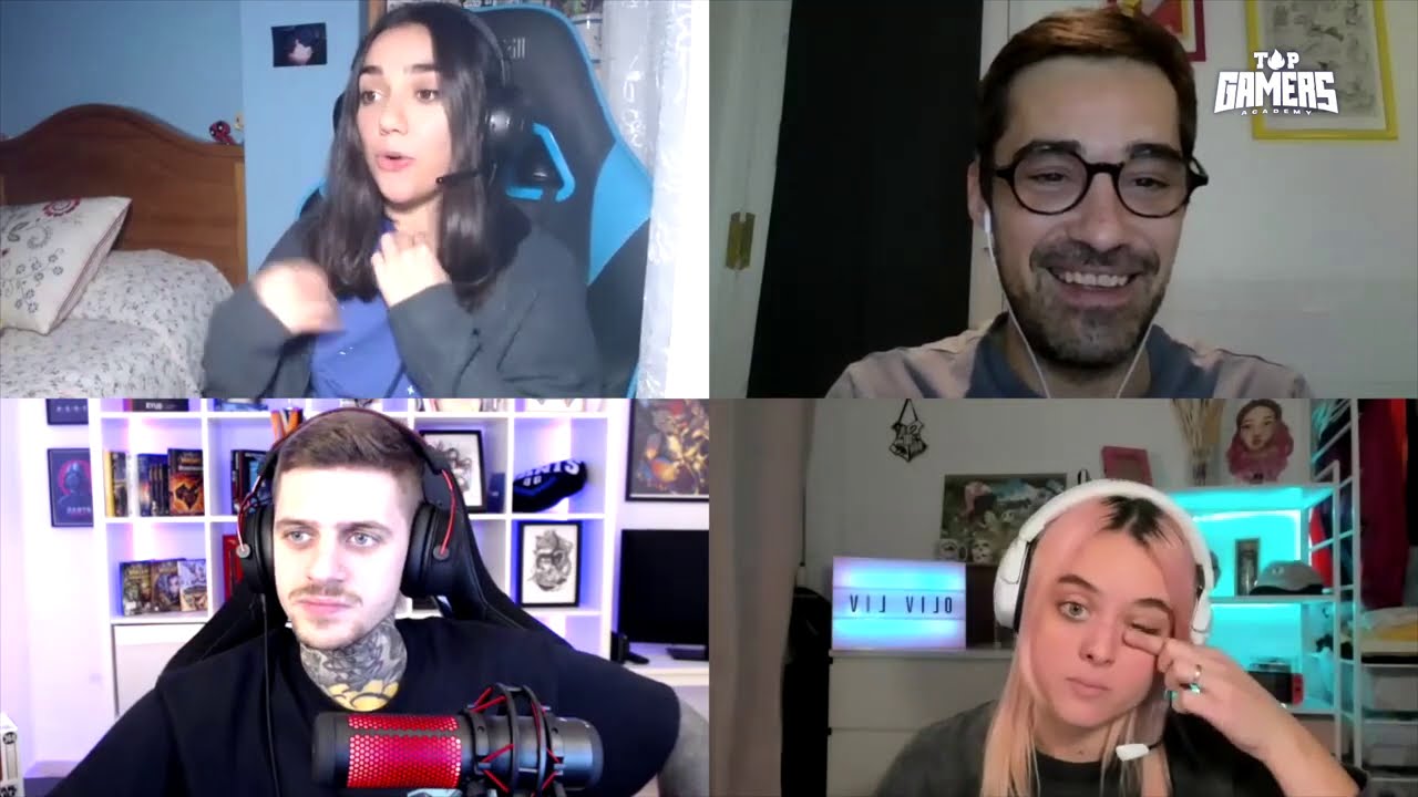 TGA LATE SHOW con ONLYCOPYCAT, OLIV LIV y ZUNK | TOP GAMERS ACADEMY