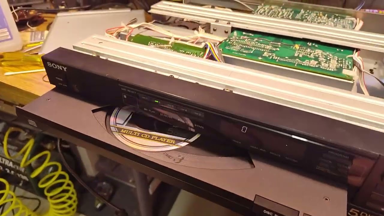 Sony CDP-C57 disc changer for Ken Restored!