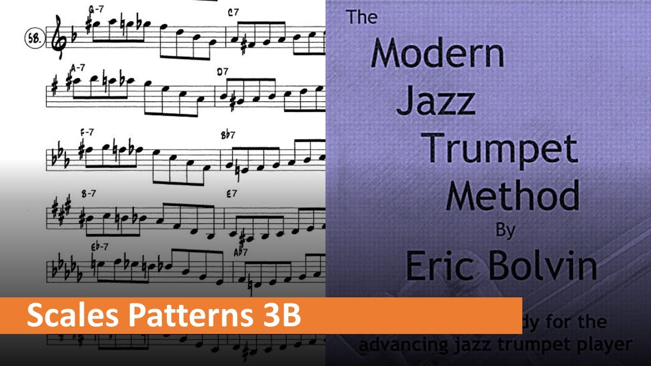 The Modern Jazz Trumpet Method  - [Scale Patterns] 3B (Major II-V-I)