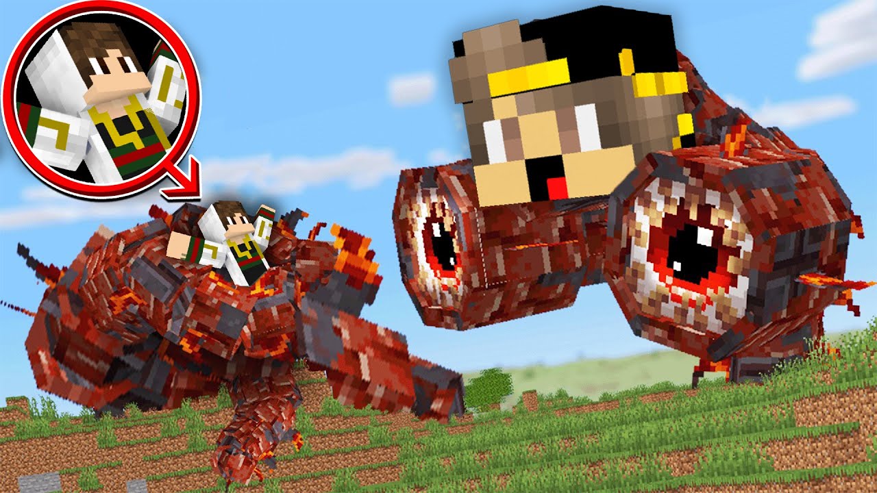 ماين كرافت ولكن عملت مقلب في صديقي وخربت السرفر بالكامل ( الوحوش ضد صديقي ) !!!🔥🔥