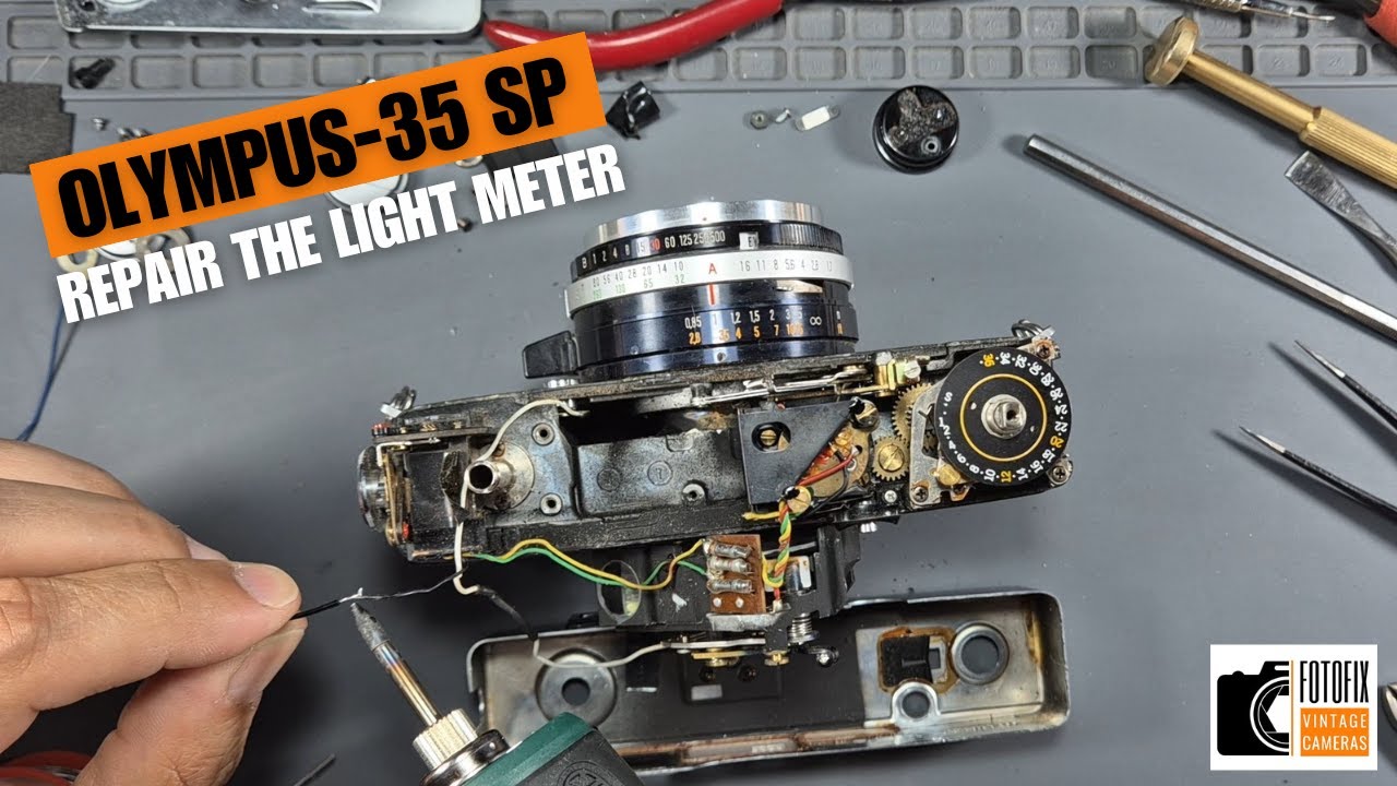 Olympus 35 SP - Auto Mode not Working - Repair the Light Meter