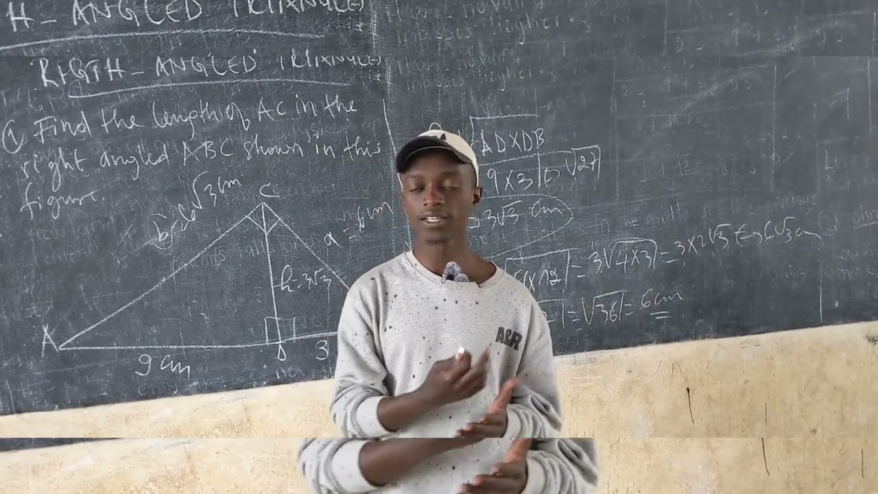 Learn how to find all the missing sides in the right angled triangle within 20 seconds with M James!
