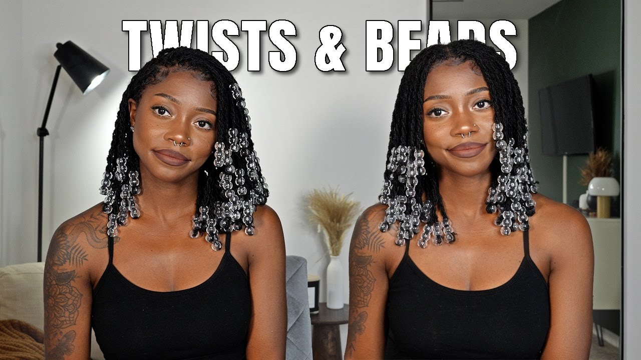 Beaded Two Strand Twists on Microlocs