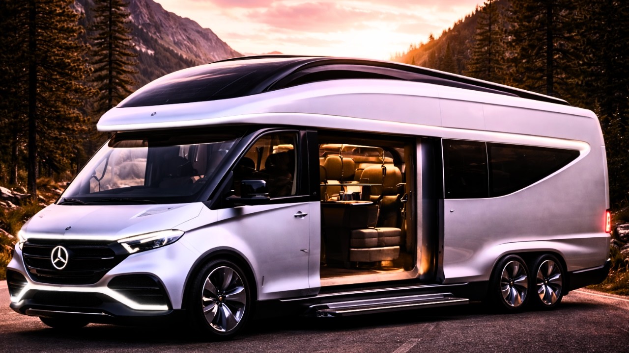 2026 Mercedes Vision Camper Concept | Luxury Electric RV & Smart Camper Van