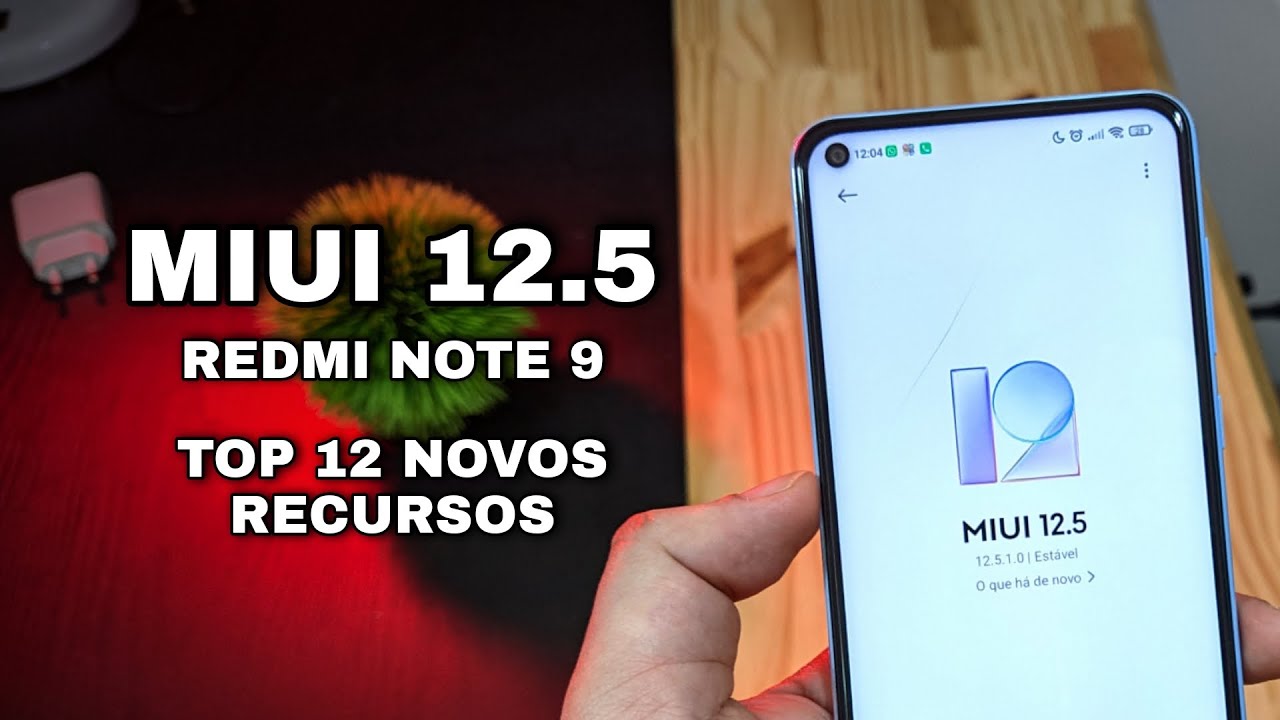 BOOM - Redmi Note 9 - MIUI 12.5 - Top 12 Novos Recursos + Dicas e truques 🔥🔥🔥