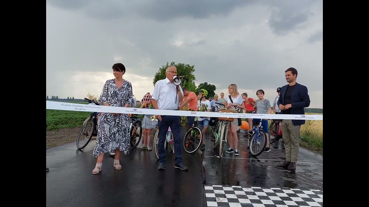 Einweihung Radweg Nietwerder-Wulkow