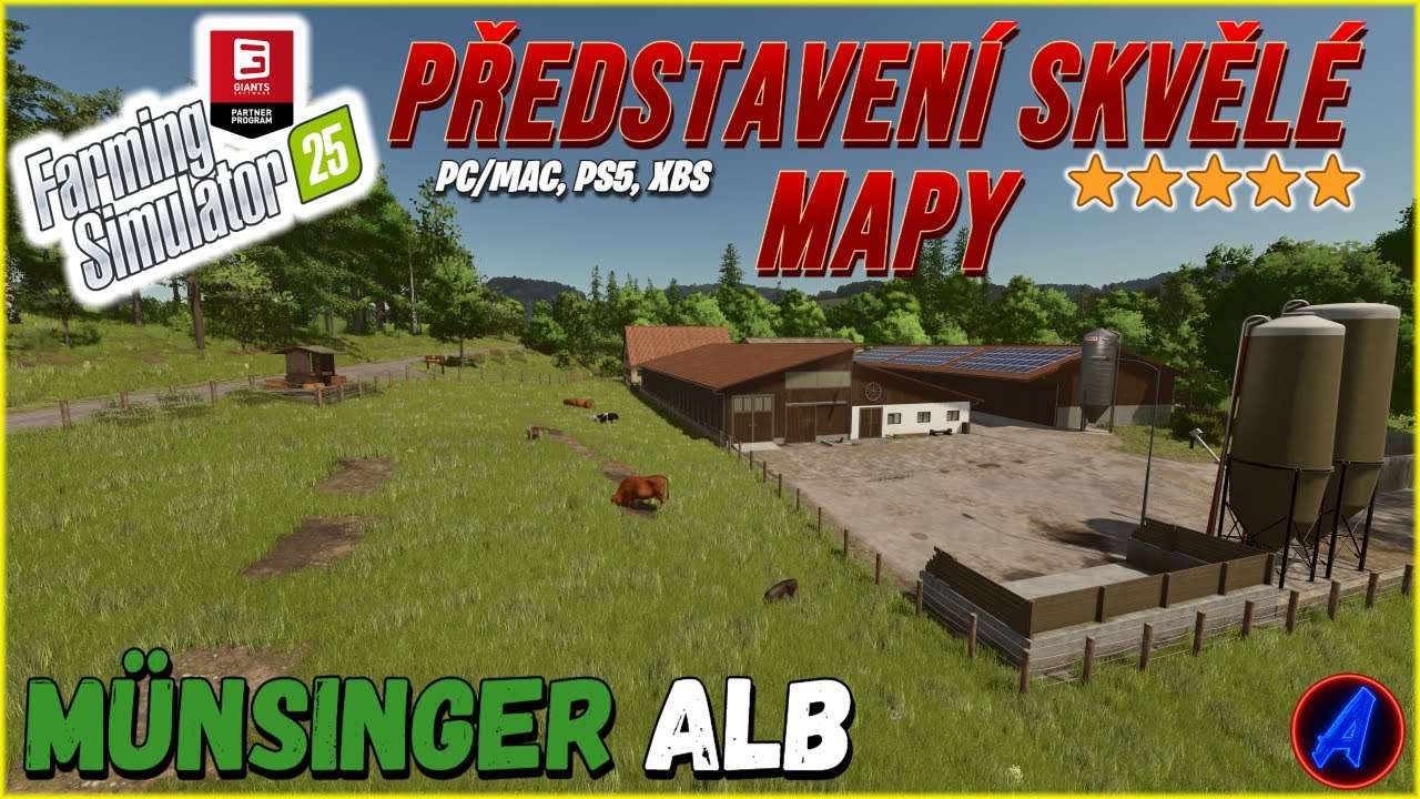 PŘEDSTAVENÍ SKVĚLÉ MAPY 🗺️ Münsinger Alb - Farming Simulator 25 - CZ/SK