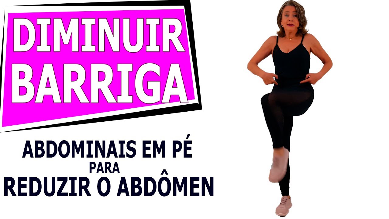 🔥 Abdominal em Pé + Cardio: Queime Gordura e Perca Barriga Rápido! Vídeo 829a