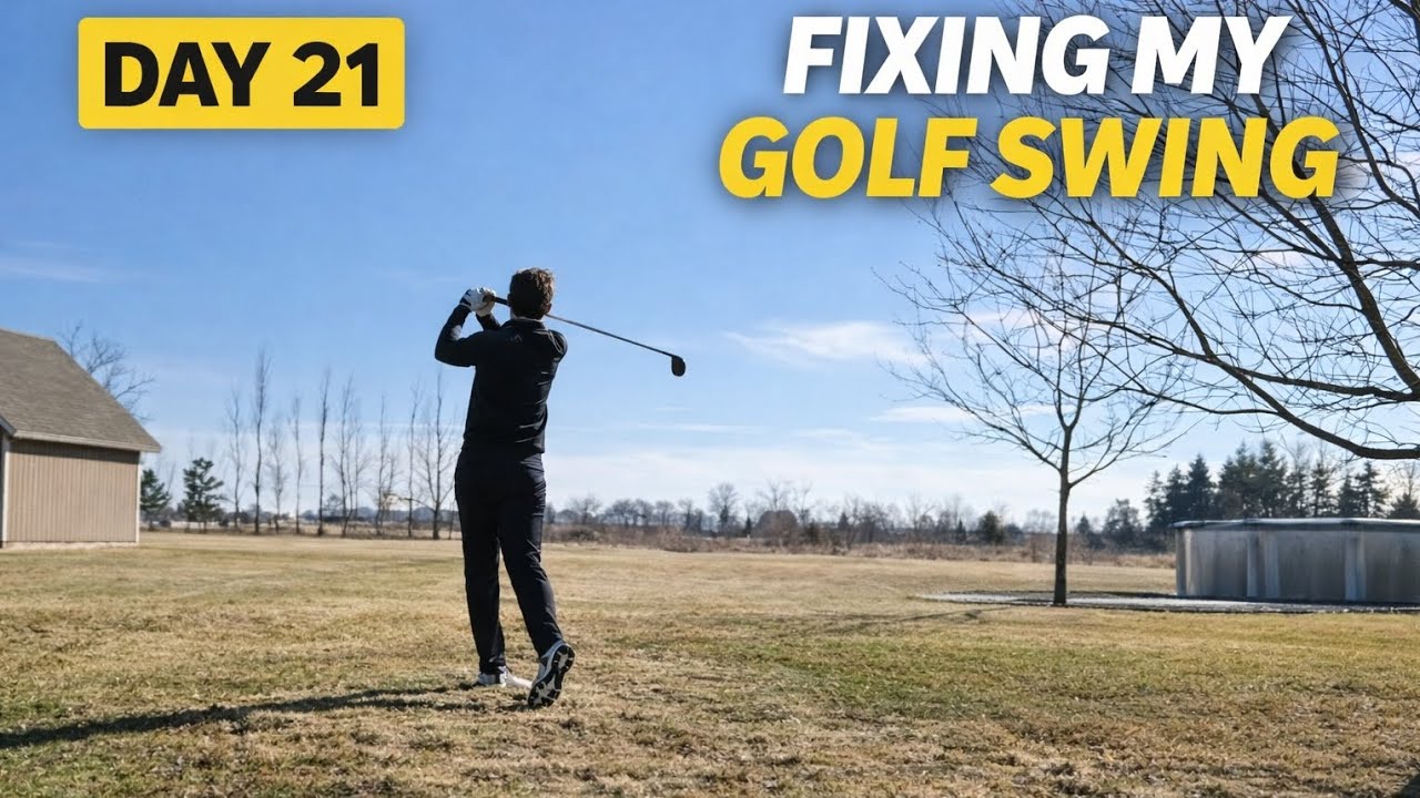 We found something today (Day 21 of fixing my golf swing)
