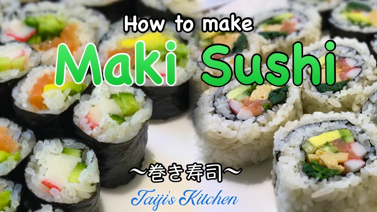 Как приготовить МАКИ СУШИ 🍣 (роллы) ~ Простой рецепт японской домашней кухни