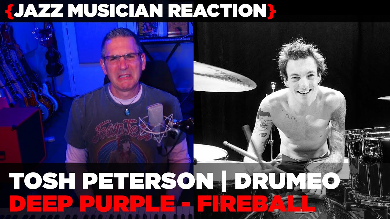 Jazz Musician REACTS | Drumeo - Tosh Peterson - Deep Purple 