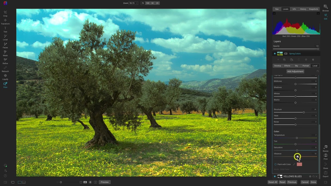 How to Boost Spring Color with Luminosity Masks