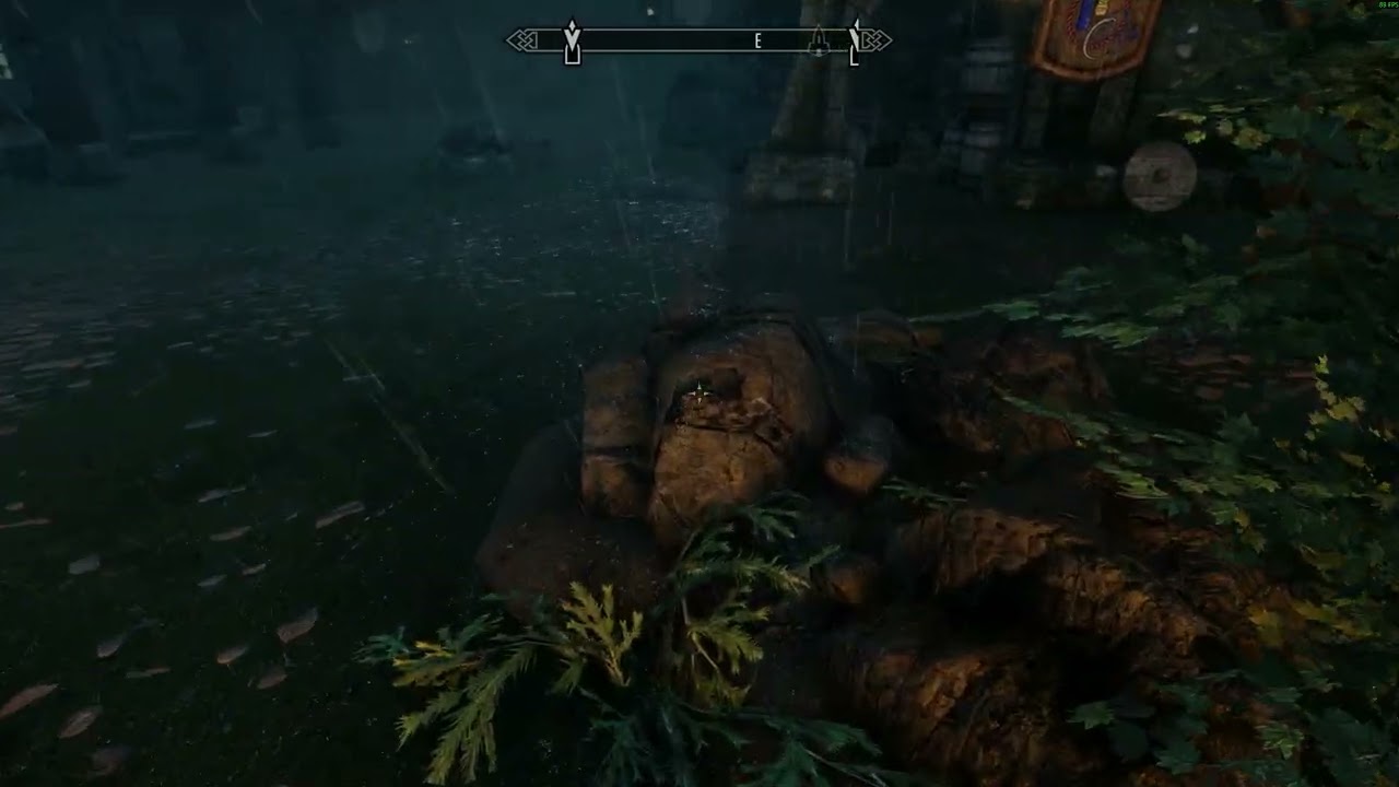 Modded Skyrim with Community Shaders and Obsidian Weathers