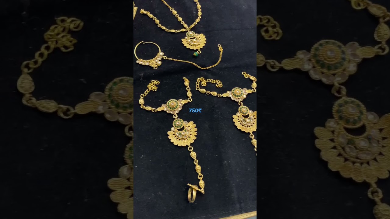 Bridal Set Lowest Price | Dulhan Set Wholesale Rate | Wedding Jewellery Green Color
