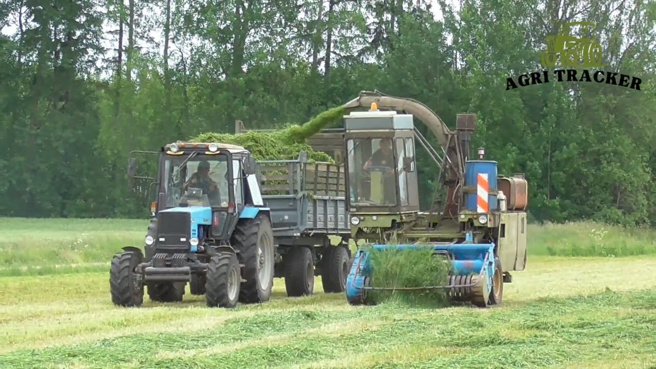 Retro Silage Action | Fortschritt forager working