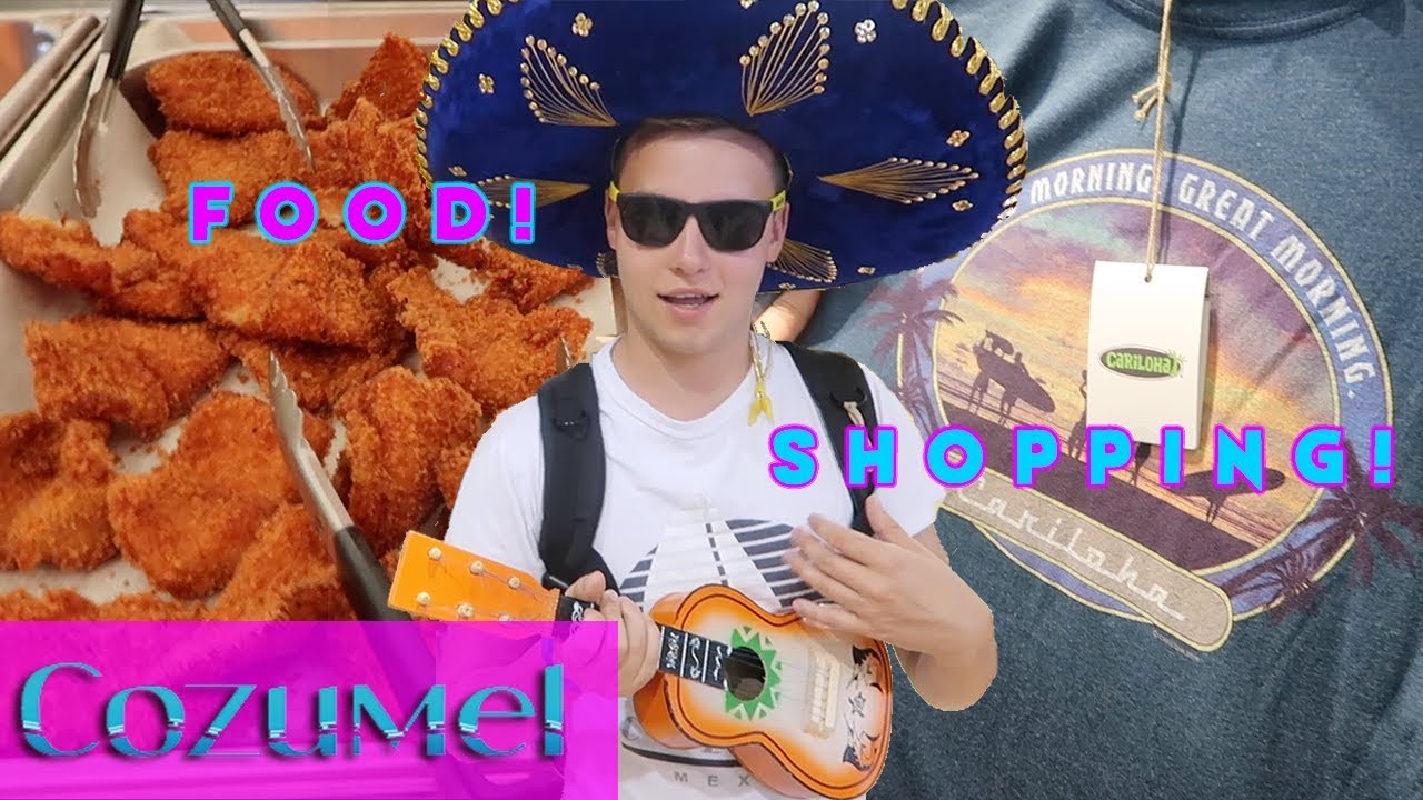 Lunch at Playa Mia & Port Shopping in Cozumel! | Ep. 18 Allure of the Seas Cruise Vlog!