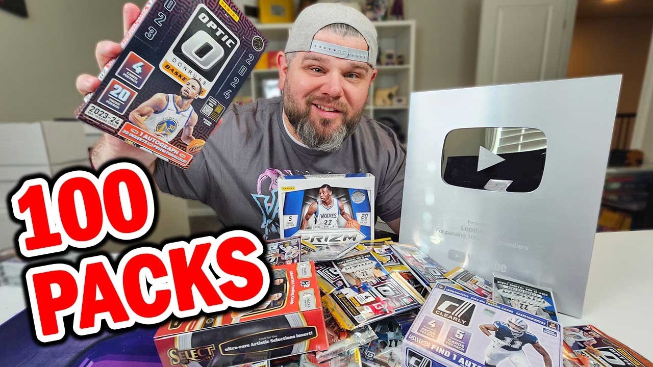 EVERY SPORTS CARD COLLECTORS DREAM!! (Opening 100 Packs for 100k Subs)