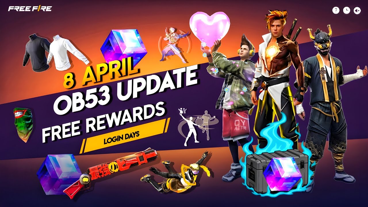 Ob53 Update Free Rewards Free Fire 🤯🥳| free fire new event | ff new event | new event free fire 