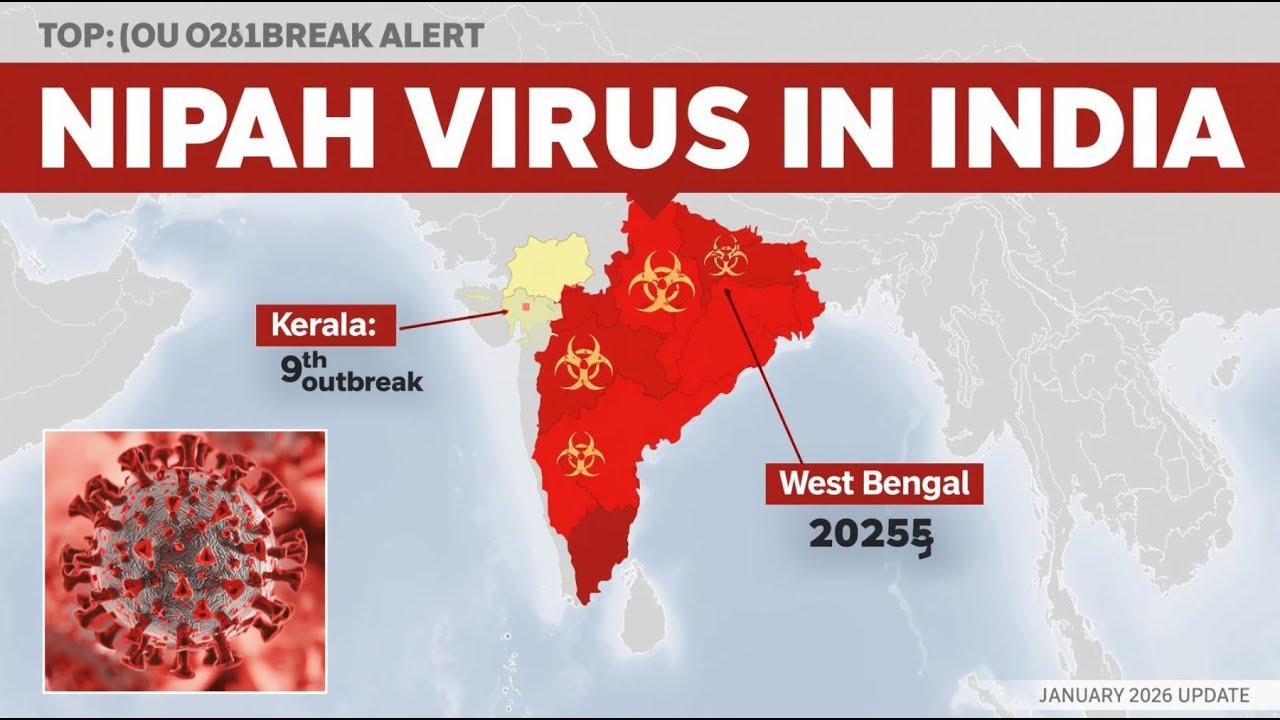 Nipah Virus Returns: Inside India's 2026 Outbreak & The 100% Fatality Threat.