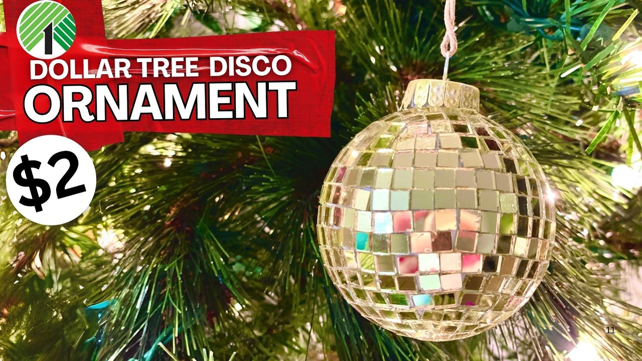 DIY Disco Ball Ornament for Just $2  🎄🪩 Fun Christmas Craft