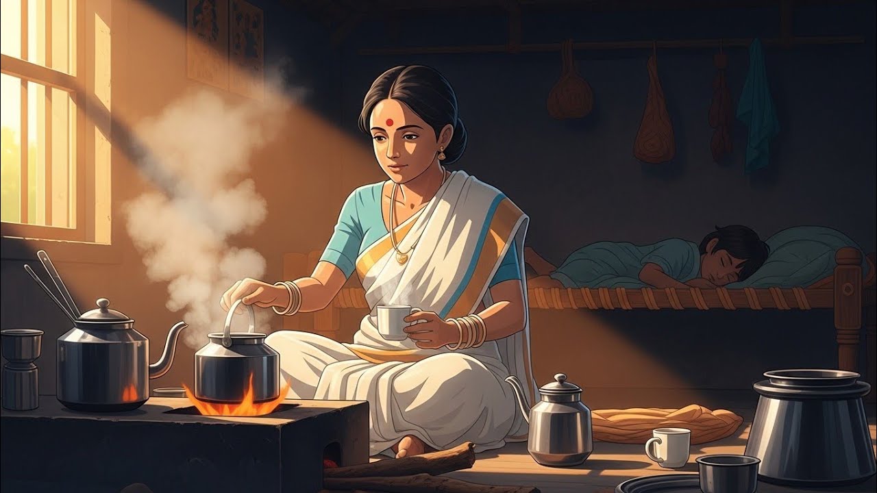 Maa Ki Subah – 90s Mein Ghar Ki Pehli Lakshmi | 90s Indian Morning Routine Emotional Story ❤️🌅