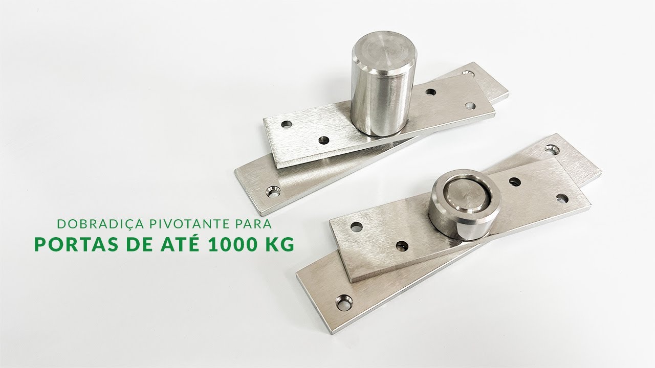Pivô para portas de até 1000 kg
